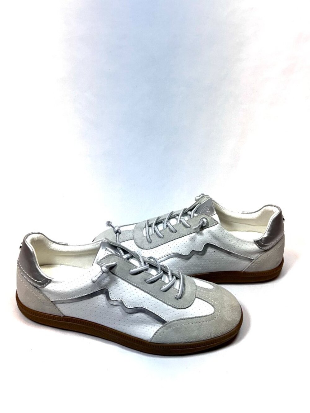 MIZ MOOZ LEATHER LACE UP CASUAL SNEAKERS WHITE 37EU / 7US #S-42
